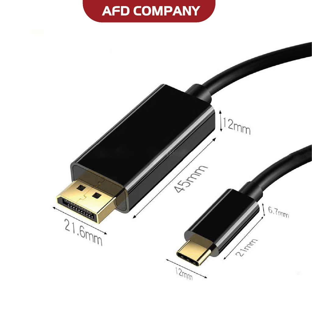 Dây cáp TypeC to Displayport - Type C To Displayport 1.4 4K 144Hz Và 2K 240Hz | BigBuy360 - bigbuy360.vn