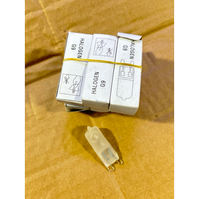 2 bóng đèn halogen sợi đốt G9 220V 40W