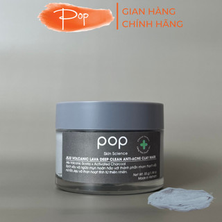 Mặt Nạ Đất Sét Tro Núi Lửa JeJu Ngừa Mụn Sạch Sâu POP 55g