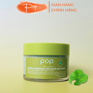 Mặt Nạ Đất Sét Rau Má Ngừa Mụn Mịn Da POP 55g