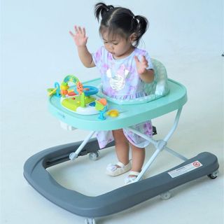 Xe Tập Đi Cho Bé Xe Tròn Zaracos Nora 888 Bánh Xe Xoay 360 Độ Thoáng Khí Hiện Đại Có Thể Gấp Gọn