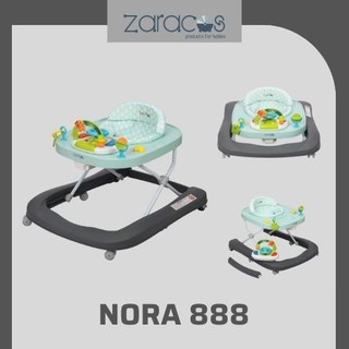 Xe Tập Đi Cho Bé Xe Tròn Zaracos Nora 888 Bánh Xe Xoay 360 Độ Thoáng Khí Hiện Đại Có Thể Gấp Gọn