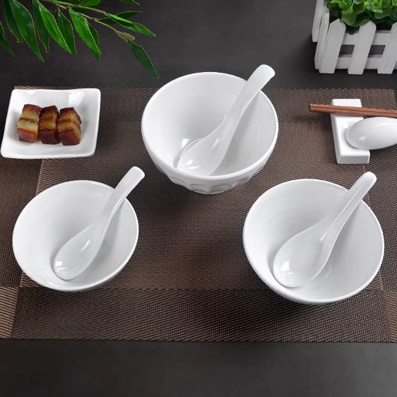 Bát đĩa sứ ăn cơm men trắng, Gốm sứ Bát Tràng
