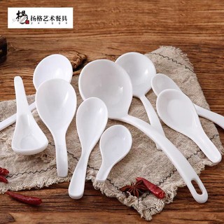 Thìa sứ men trắng Bát Tràng cao cấp