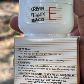 Kem Thoa Mặt Naco Vitamin E