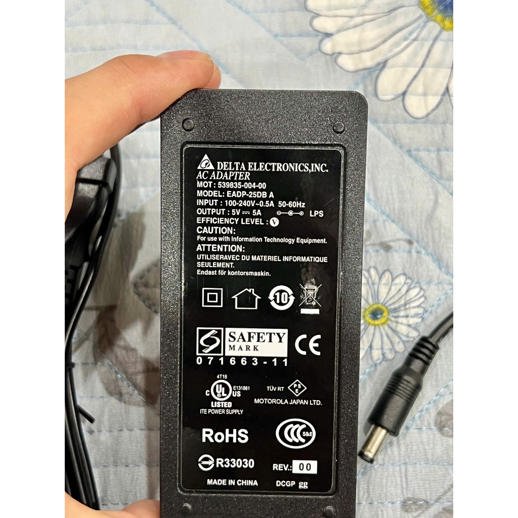 ADAPTER DELTA 5V 5A BẢN GỐC