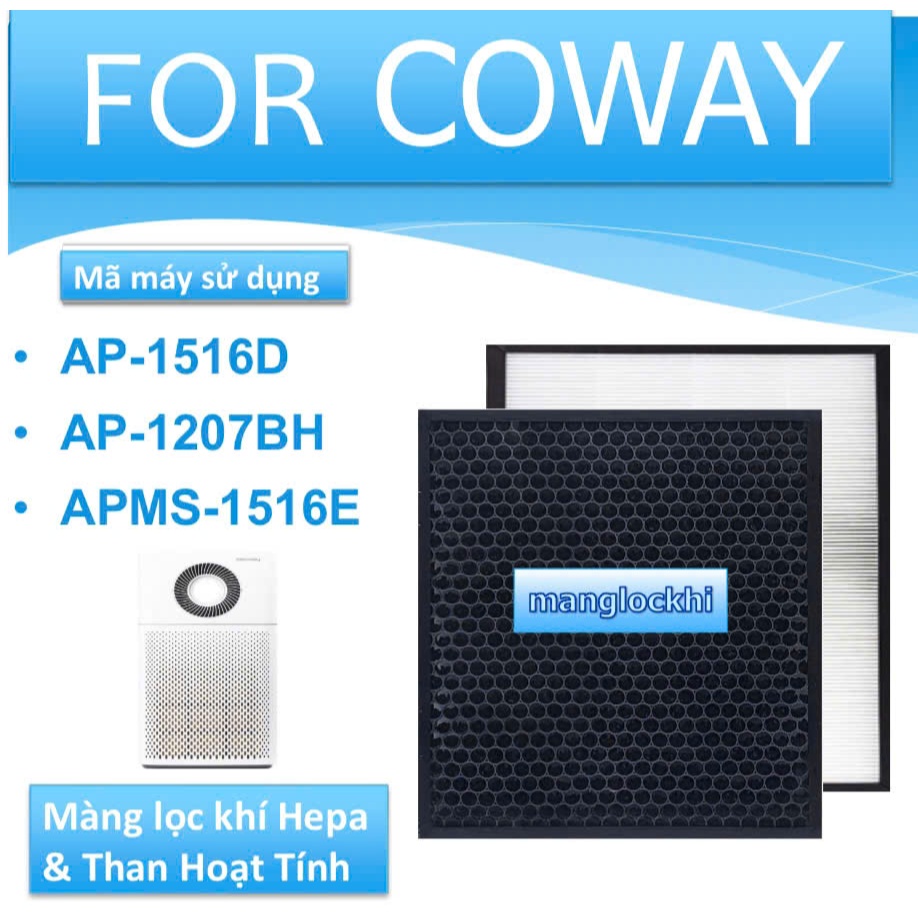 Màng lọc khí cho Máy lọc không khí Coway Storm AP-1516D