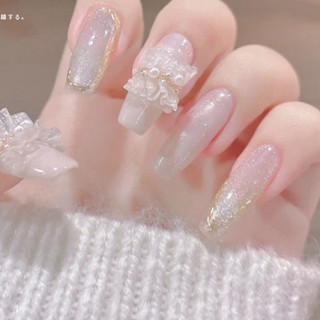 charm nơ nhún trang trí nail