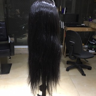 Đầu Ma Nơ Canh Tập Cắt Tóc 100% Tóc Giả