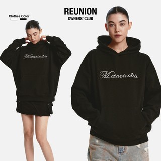 Áo Hoodie Nỉ Bông In Họa Tiết Áo Hoodie Nam Nữ REUNION Form Mũ Rộng