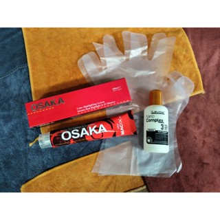 63 Màu nhuộm tóc osaka có kèm theo 100ml oxy trợ nhuộm và bao tay