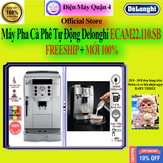 [Delonghi ECAM22.110] Máy pha cà phê Delonghi ECAM22.110.SB, ECAM 22.110SB