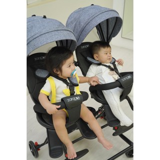 XE Đẩy đôi ZARACOS NICOLAS 0266 cho bé ( ngồi và ngả, 3 tháng tới 4 tuổi)