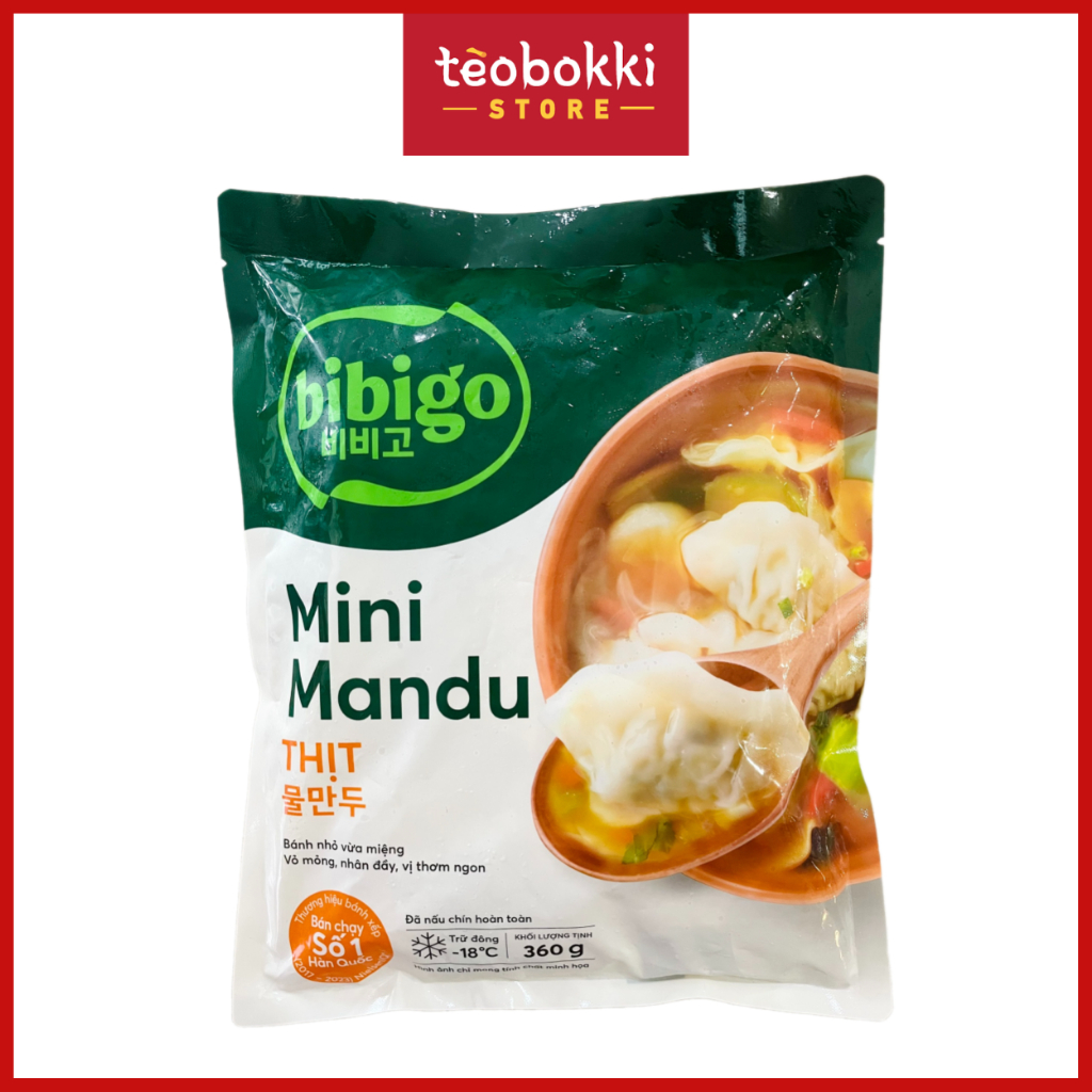 [SHIP HCM] Mandu mini nhân thịt Bibigo 360g