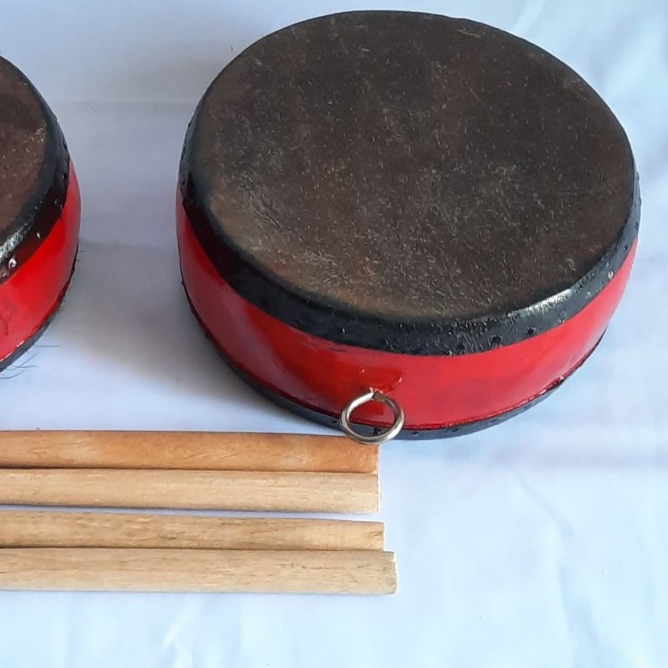 Trống chầu văn đk 20cm ( TẶNG CẶP DÙI )