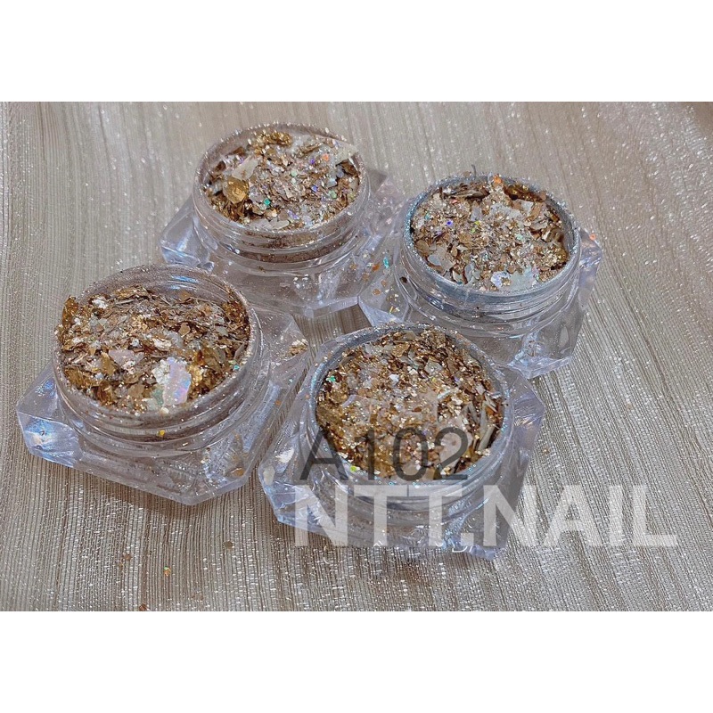 Nhũ mix A102 trang trú nail