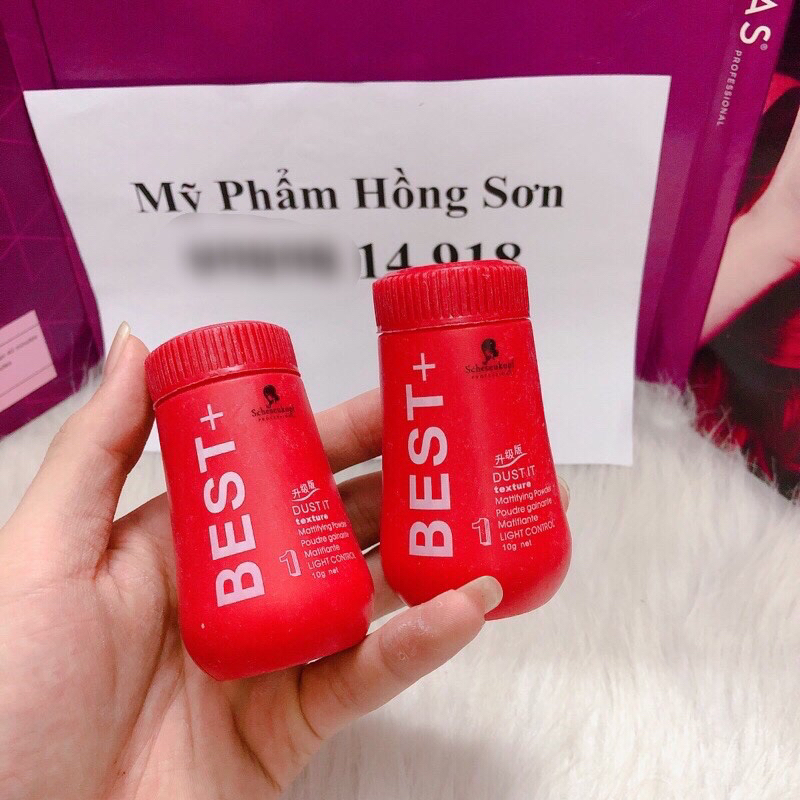 Phấn tạo kiểu tóc nam bồng bềnh