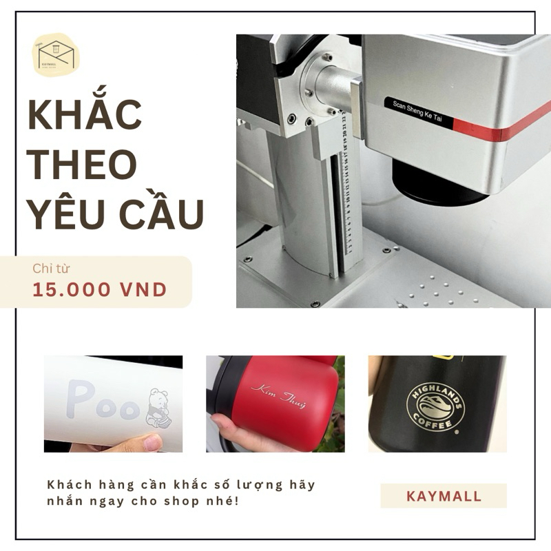 [Khắc Theo Yêu Cầu] Nhiều Mẫu Ly Giữ Nhiệt Inox 304 Inox 316 Và Bình Giữ Nhiệt 500ml 750ml Có Khắc T