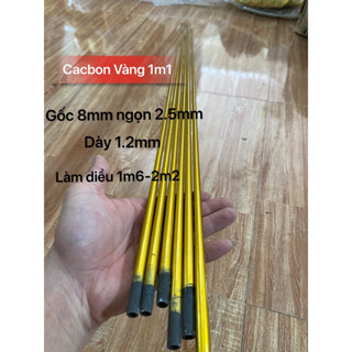  Nan Cacbon vàng dài 1m1 làm Diều từ 1m7-2m2 
