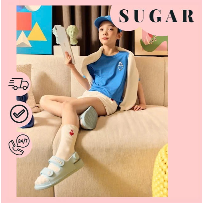 [CHÍNH HÃNG] GIÀY SANDAL MLB KID