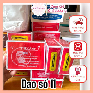DAO MỔ DOCTOR SỐ 11 dùng trong tiểu phẫu y tế, lễ lấy mụn trong spa thẩm mỹ - Lưỡi dao mổ số 11
