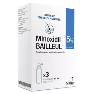 Xịt mọc tóc Minoxidil 5% H. 3 chai