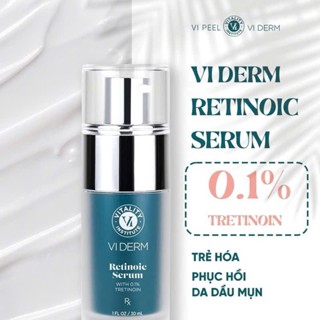 [Hàng Công Ty] Tinh Chất Trẻ Hoá Da , Hỗ Trợ Trị Mụn Vi Derm Retinoic Serum RX 30ML