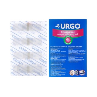 băng cá nhân trong suốt URGO 100 miếng