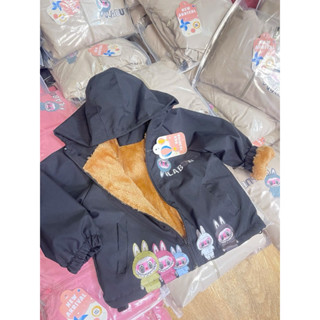 Áo khoác gió LaBuBu lót lông hot 2024 cho bé trai , bé gái