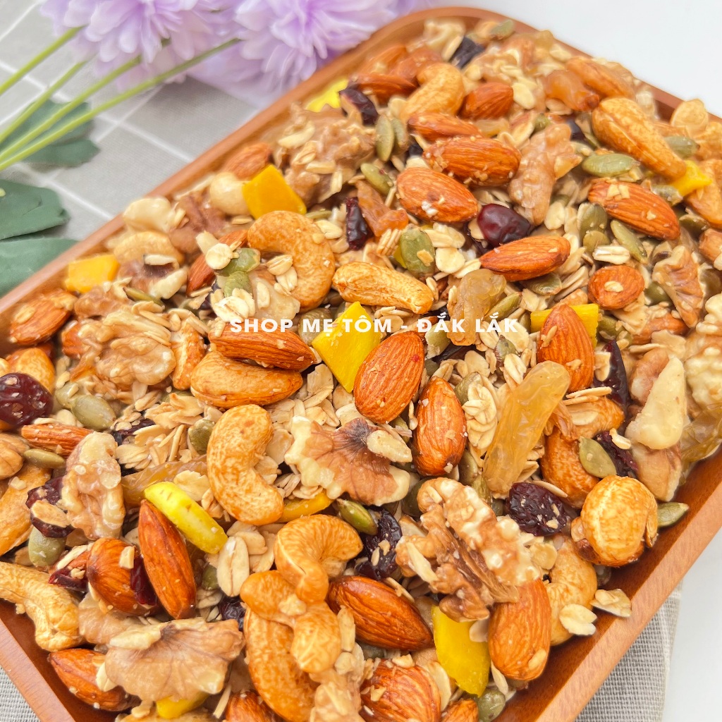5KG NGŨ CỐC GRANOLA 85% HẠT 15% YẾN MẠCH