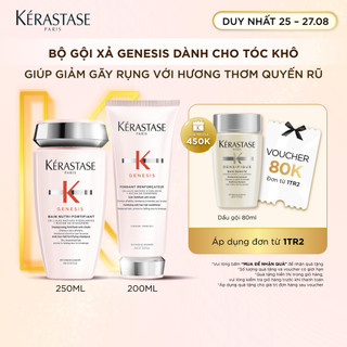 Bộ gội xả ngừa tóc gãy rụng Kérastase Genesis (Bain Hydra-Fortifiant 250ml + Fondant Renforcateur 200ml)