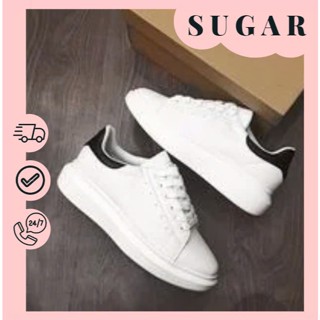 Giày thể thao sneaker Domba gót đen H-9111 cho Nam và nữ (phối đồ đa dạng: jean, váy, crotop,..)