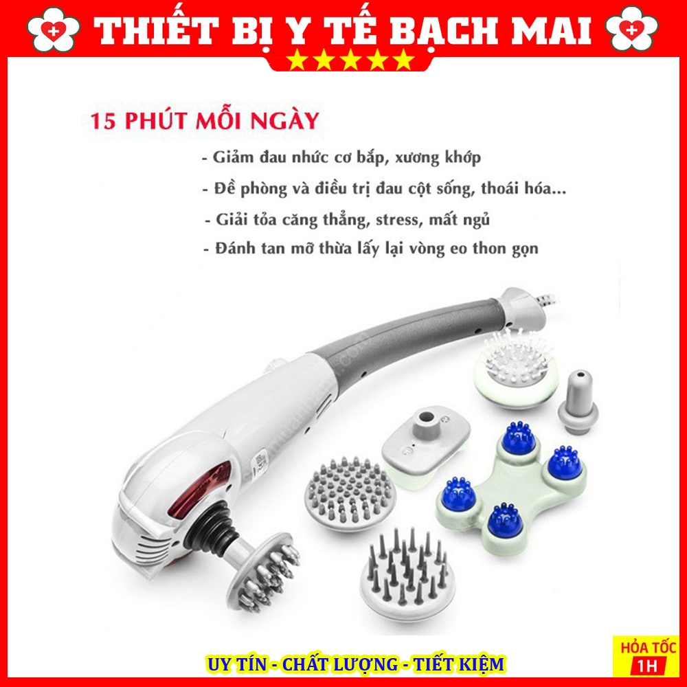Máy Massage Cầm Tay 7 Đầu Đa Năng