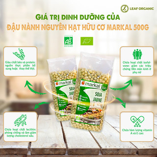 Đậu nành hữu cơ Markal và Bio Planet