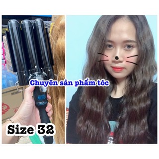 ✅Máy uốn tóc 3 trục Hàn Quốc đủ size công nghệ ceramic tạo sóng tự nhiên bảo hành 03 tháng chất liệu thép không gỉ tiện