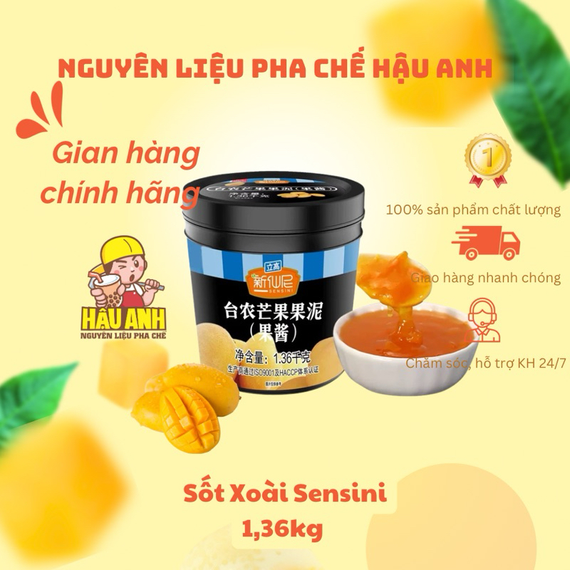 Sốt xoài Sensini (hộp 1,36kg)