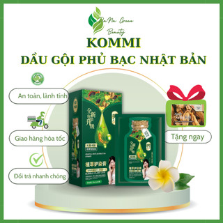 Dầu gội KOMMI Japan phủ bạc tại nhà sau 1 lần gội - An toàn, lên màu chuẩn - Green Essence Cosmetic