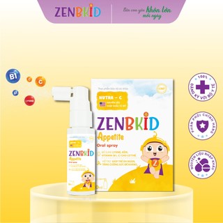 Zenbkid Appetite - Bổ sung vitamin tổng hợp cho trẻ giúp trẻ ăn ngon, tường cường sức đề kháng