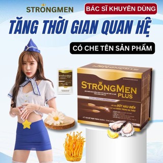 Sữa Tăng Cường Sinh Lý Nam STRONG MEN PLUS , Hết Xuất Tinh Sớm,  Yếu Sinh Lý, Tăng Cường Sinh Lực N01