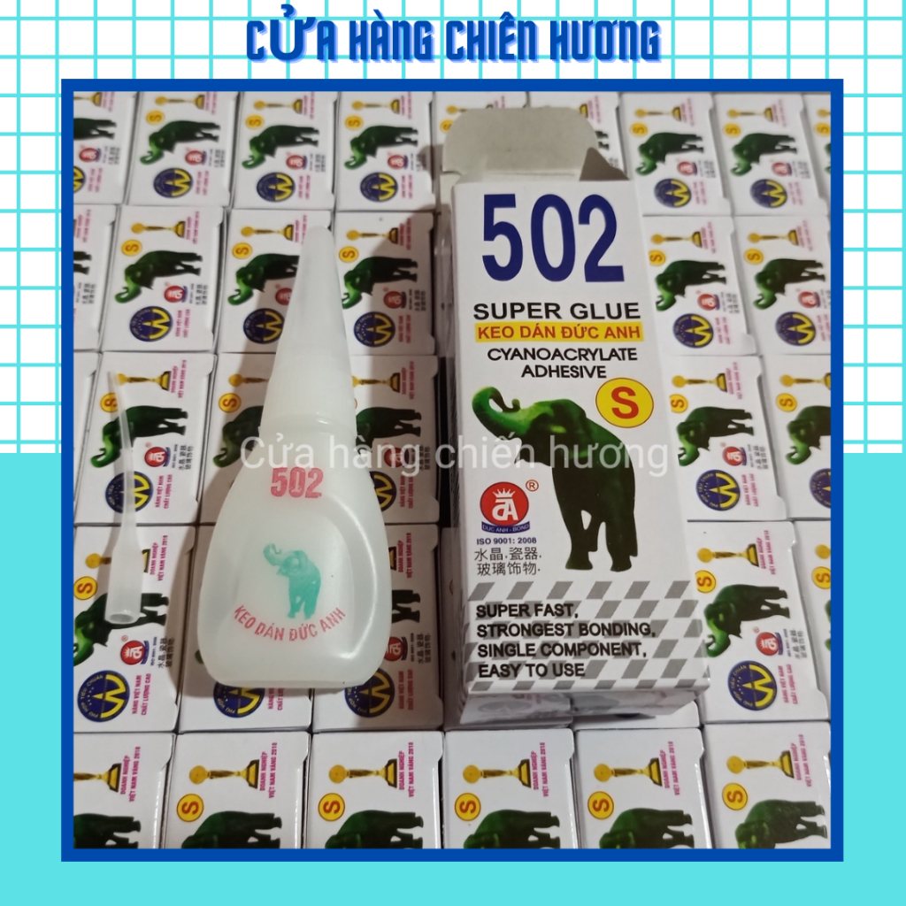 Set 2 Lọ Keo 502 keo con voi