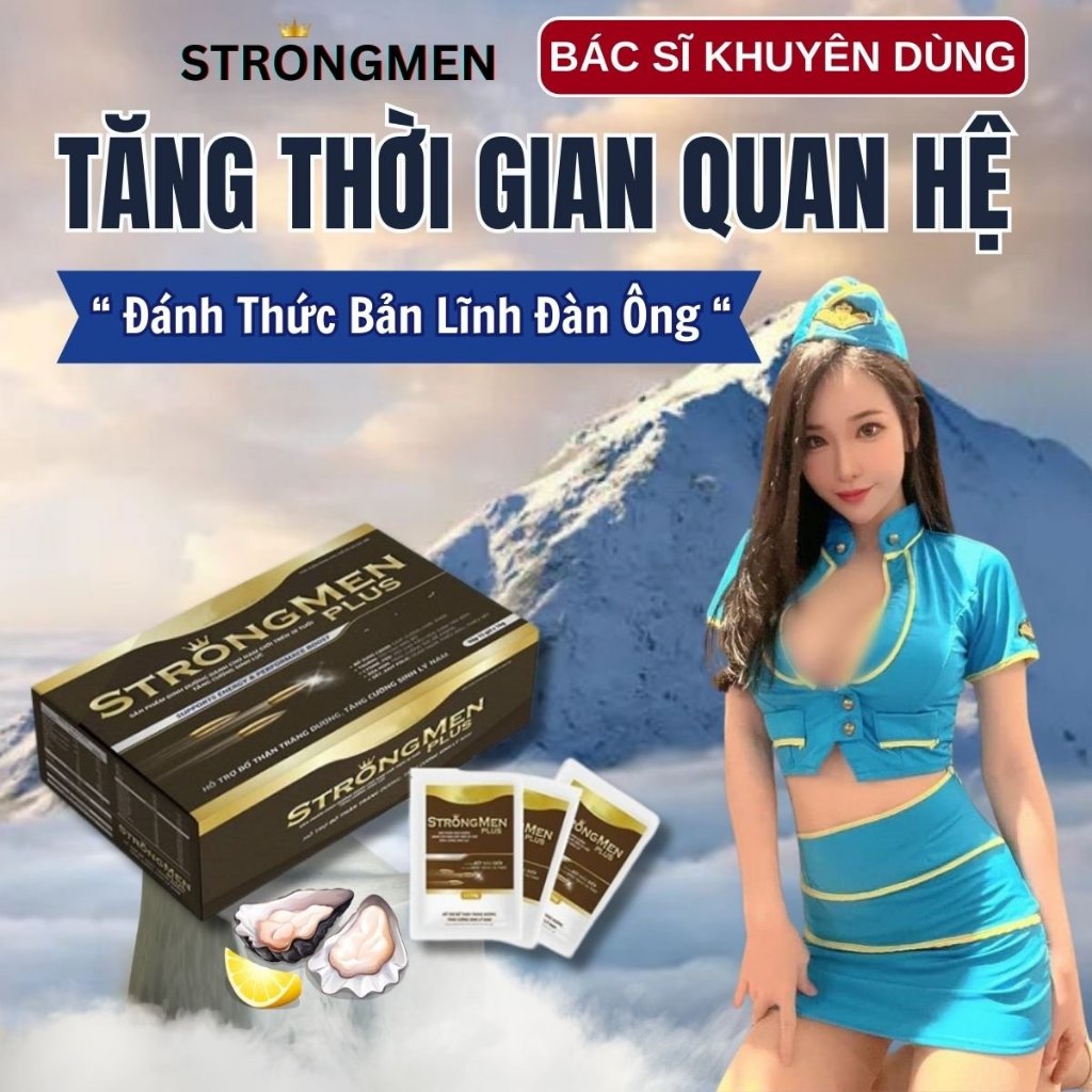 Sữa Tăng Cường Sinh Lý Nam STRONG MEN PLUS, Hiệu Quả Nhanh Chóng, An Toàn STM1