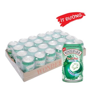  Trà bí đao WONDERFARM ít đường lon 310ml 