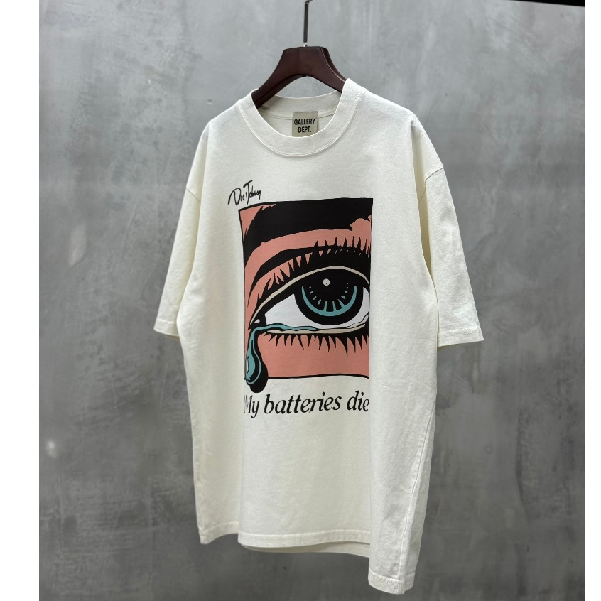 Áo thun ovesize GALLERY DEPT "My Batteries died"