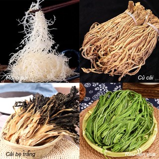 Củ cải khô 500g (Hàng sạch, xào tôm thịt, kho cá thơm ngon) - Chợ Thảo Dược Việt