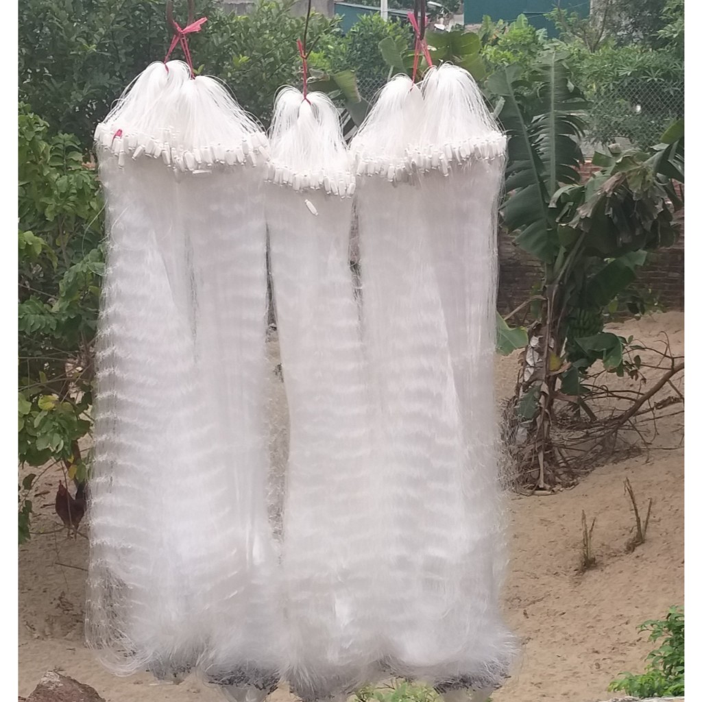 Lưới 3 lớp then 2 cao 80cm dài 80m đánh cá rô,diếc