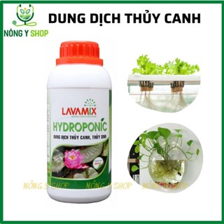 Dung dịch thủy canh, thủy phân Hydroponic Lavamix, 500ml - 100ml, chuyên trồng hoa sen, kiểng, rau, các loại hoa