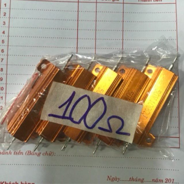 Trở nhôm 50W-100 OHM