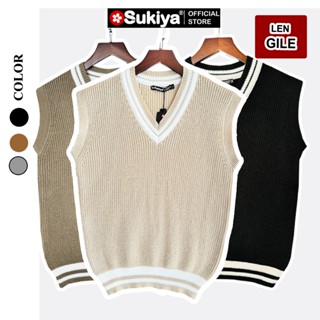 Áo Len Gile Nam SUKIYA Phong Cách Hàn Quốc Cao Cấp Chất Len Lông Cừu Mềm Mại AL83