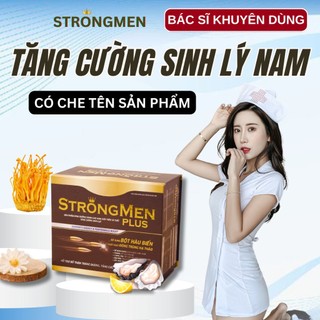 Sữa Tăng Cường Sinh Lý Nam Giới STRONG MEN PLUS, Chống Xuất Tinh Sớm, Bổ Thận Tráng Dương N01