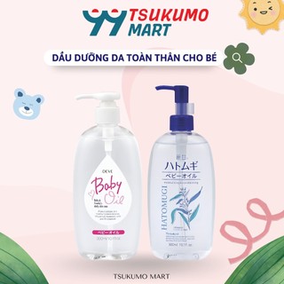   SIÊU SALE XẢ KHO   Dầu Dưỡng Da Toàn Thân Cho Bé  300ml  
